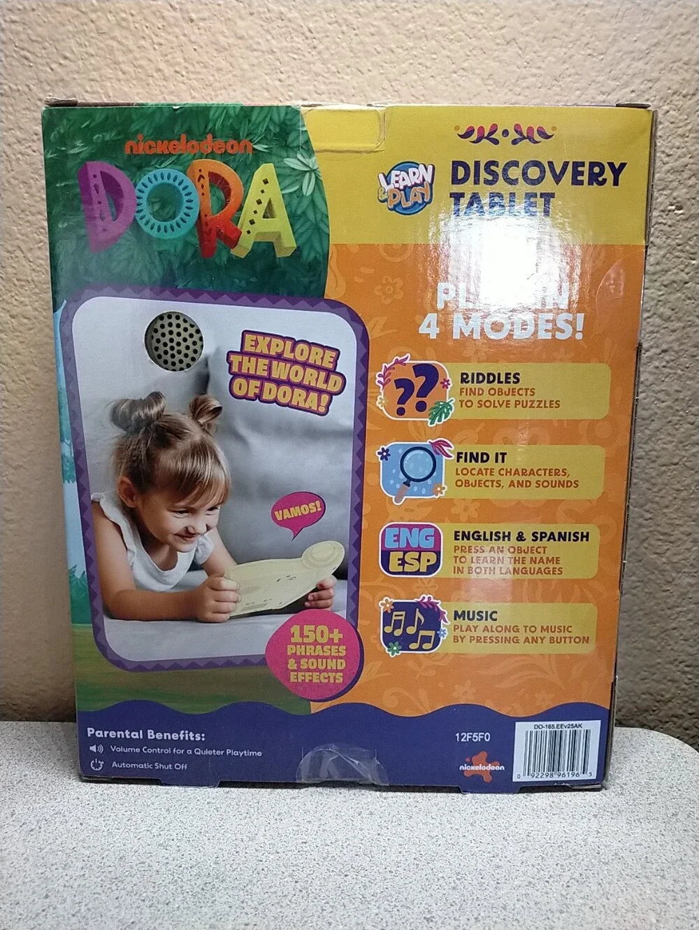 Dora The Explorer Play & Adventure Tablet Electronic Learning ENGLISH & SPANISH